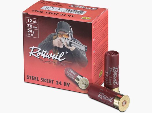Rottweil Steel Skeet HV 24 12/70, 25 Patronen  2,2mm