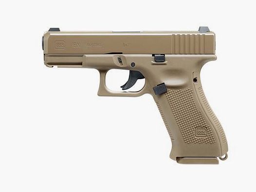 Pistolet à air comprimé Glock 19X cal. 4,5 mm (.177) 2,0J non-Blowback FDE