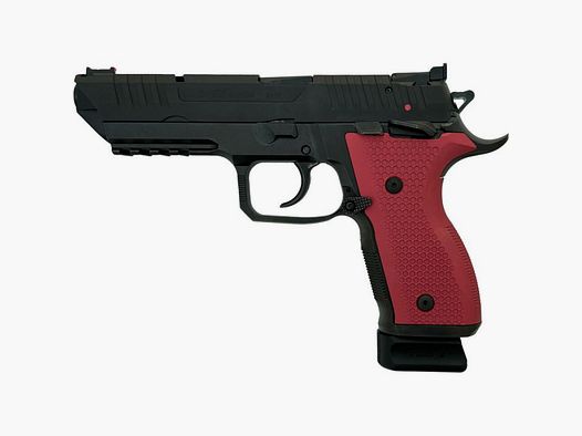 Arex Pistol Alpha 9x19, 5", black SET with red and white grips