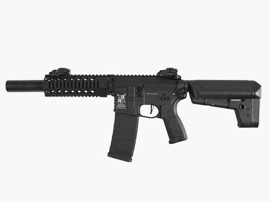 AR15 SilentOps Classic BRAVO Delta Armory Schwarz S-AEG Airsoft Gewehr Frei ab 18 Jahren