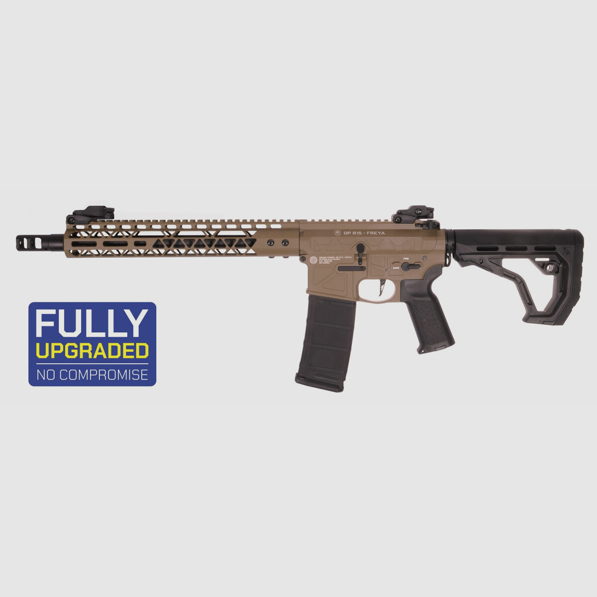 GP R15 FREYA Skeleton 13" gen.2 Mlok FREYA ALPHA Tan S-AEG Frei ab 18 Jahren | Delta Armory