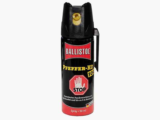 Ballistol Pepper K.O. FOG Defense Spray (50 ml)