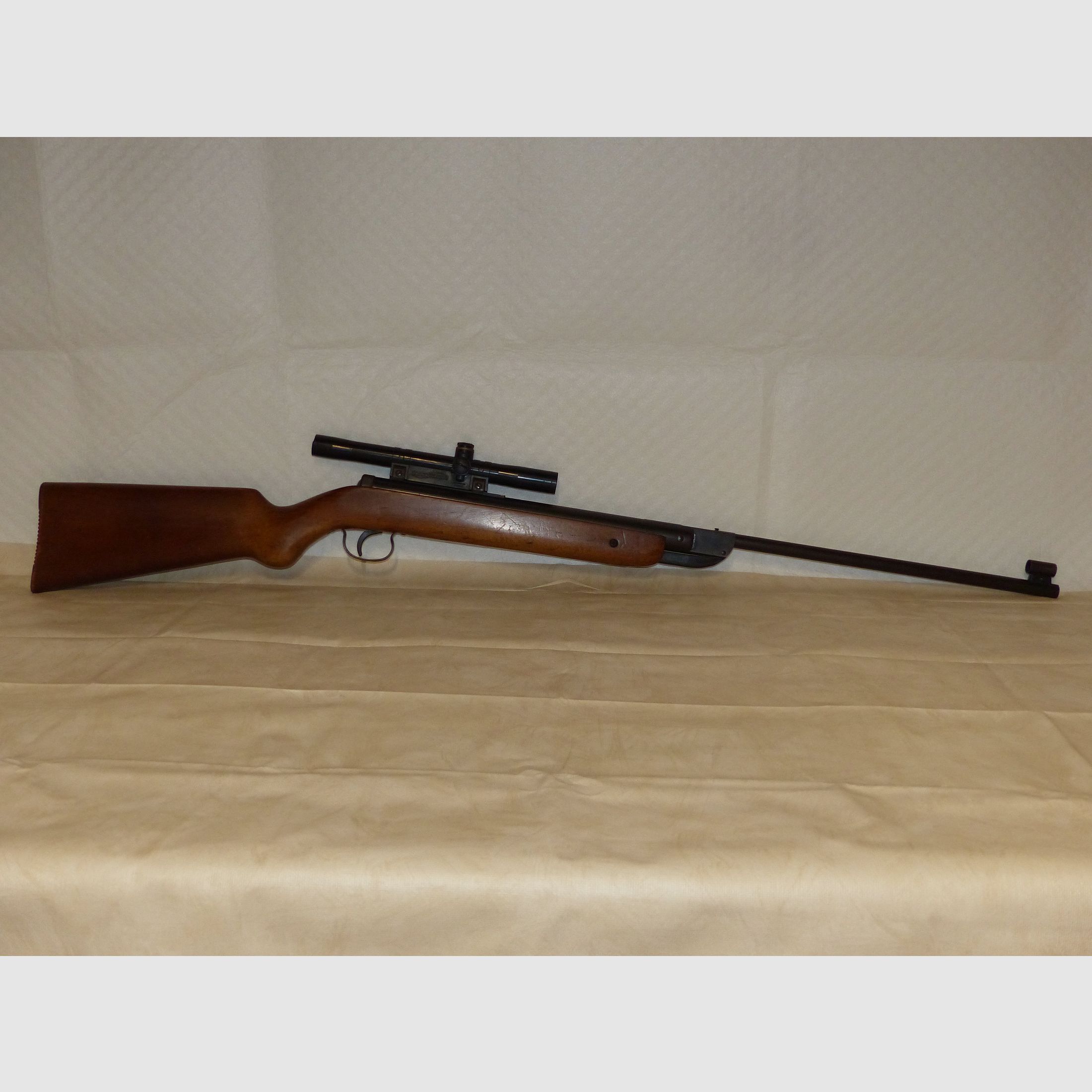 Druckluftgewehr Luftgewehr Diana Mod. 27 oh. F, mit Zielfernrohr Stable 2,2-fach Fadenkreuz 1970 vintage