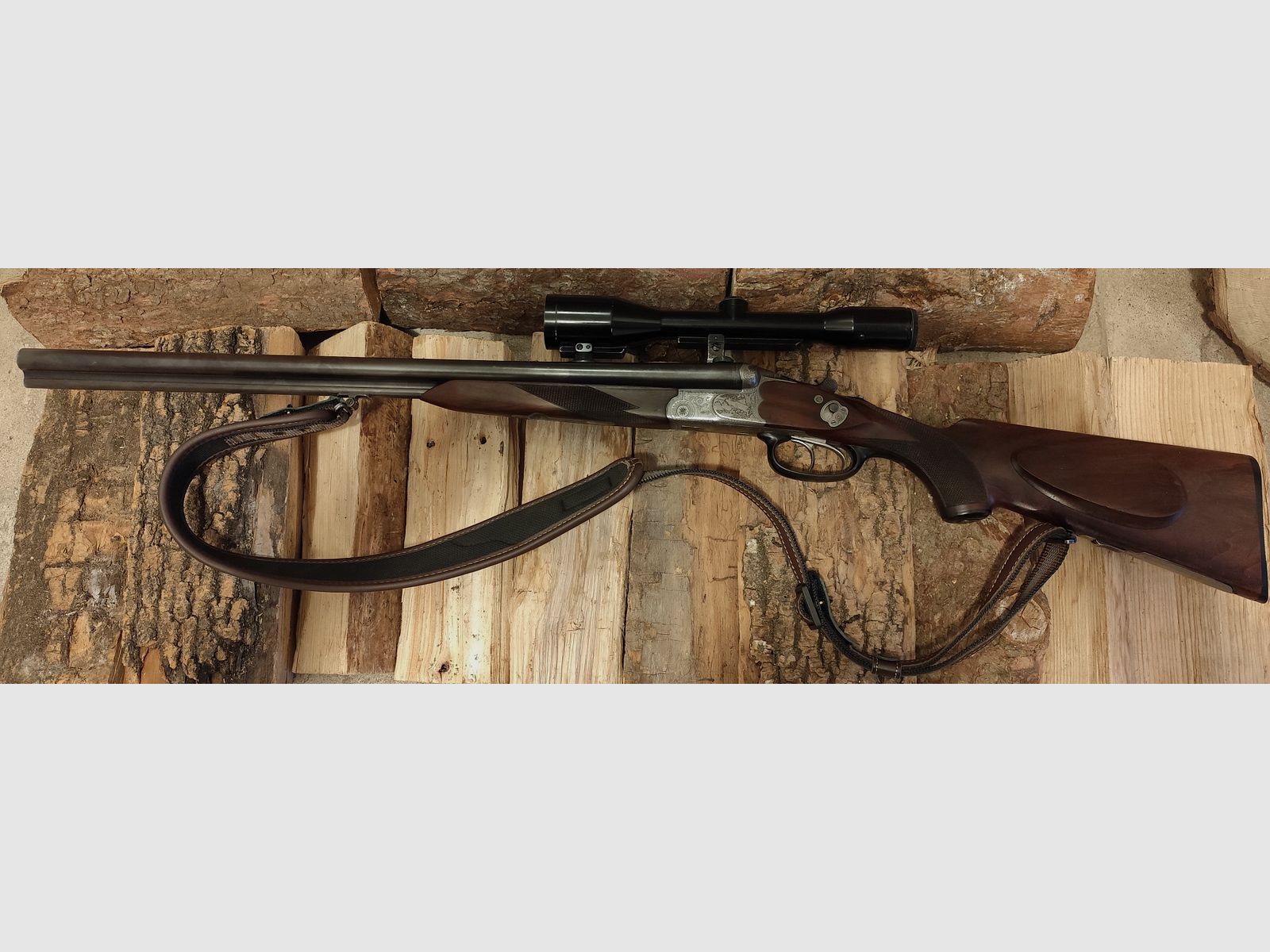 Drilling mit mündungsl. Einstecklauf