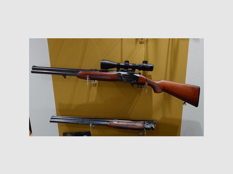 CZ ZH104 OVER-AND-UNDER SHOTGUN - 12/70 + 7x57R - WITH INTERCHANGEABLE BARREL BDF 12/70 + SUTTER SCOPE 3-12x50E