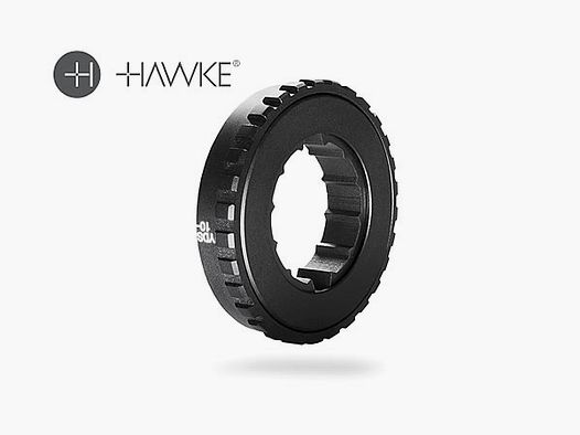 HAWKE Parallaxenrad Typ 2 (50 mm) fĂĽr Sidewinder 30 mm Side Focus Zielfernrohre, Aluminium