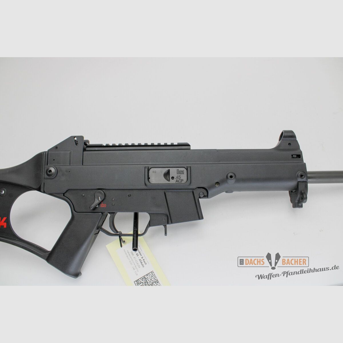 Rifle SL H&K Heckler & Koch USC calibre .45 ACP con 4 cargadores maletín