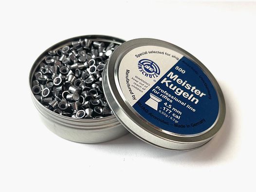 ahg Master Balls Diabolos Round Can .177 cal 500 pcs. 4.5 mm 0.53 g / 8.2 gr