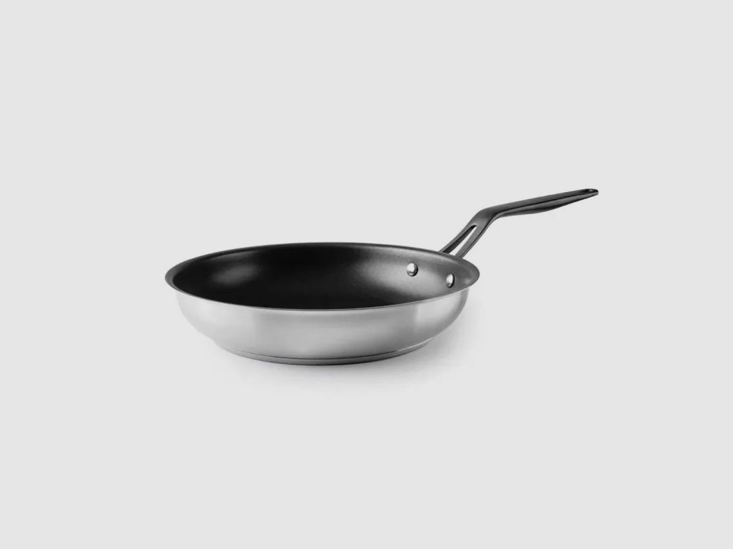 Sartén antiadherente Origin de acero inoxidable - Ø24cm - Apta para todo tipo de fuegos y horno, imagen 2 de 5
