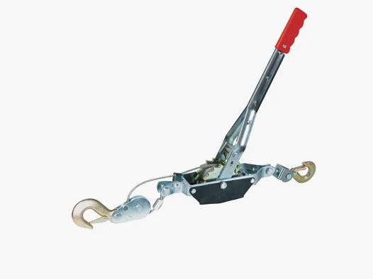 Treuil manuel 2T câble en acier Ø 5 mm x 2,2 m
