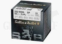 .222 Remington 50 gr / 3,2 g Sellier & Bellot Teilmantel Patronen 100 Stück