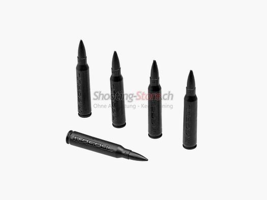 Magpul 5.56 Dummy Rounds 5 Pack Noir