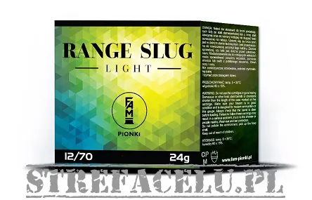 Munición de bala (Brenneke) Range Slug Light 24 g (1 paquete = 25 unidades) // 12/70 - FAM PIONKI