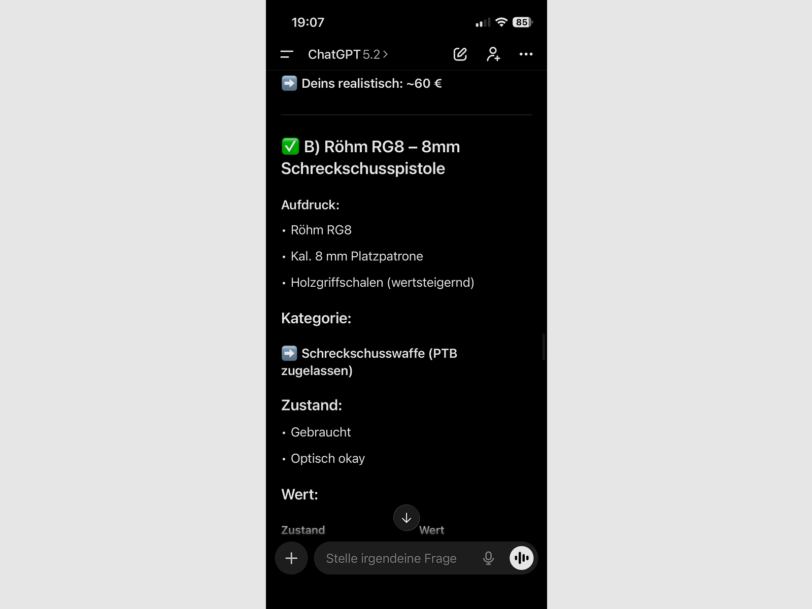 Röhm RG8 - 8mm Schreckschusspistole