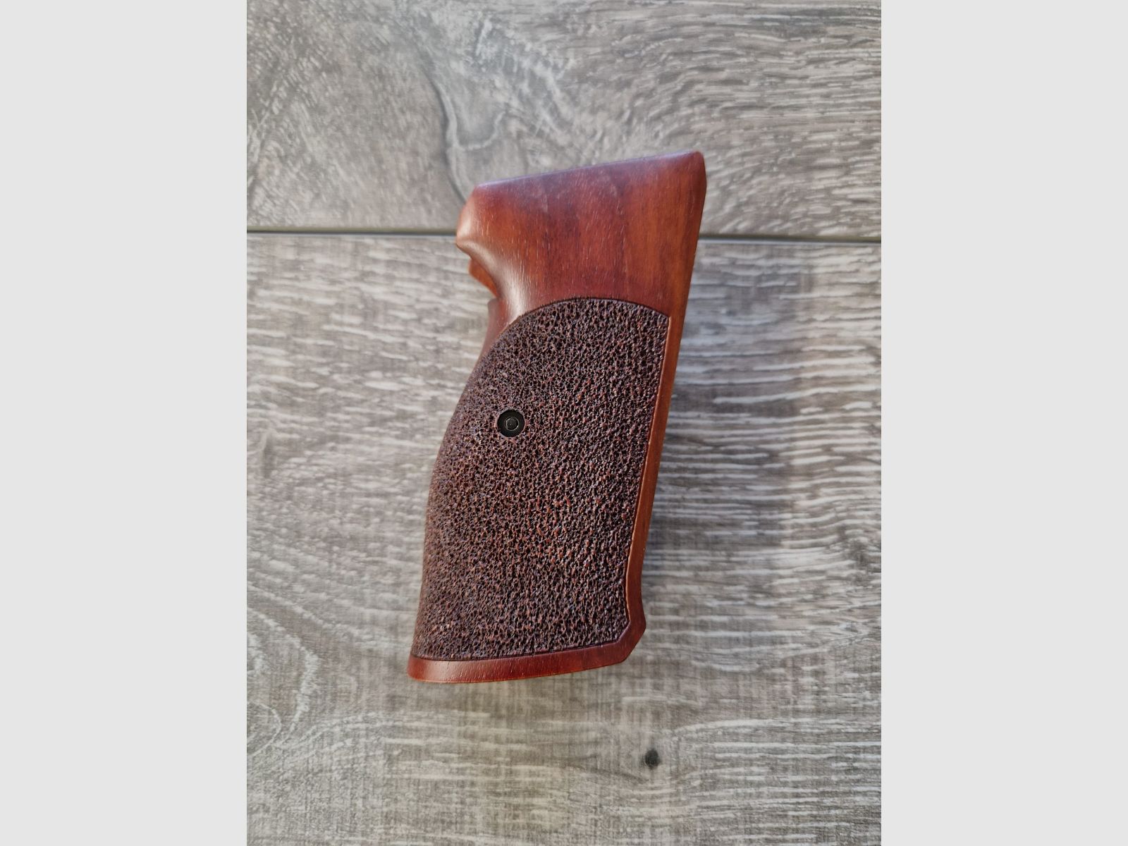 Griffschalen SIG P210 Heavy Frame Magazin Holz Riffelung, Bild 2 von 2