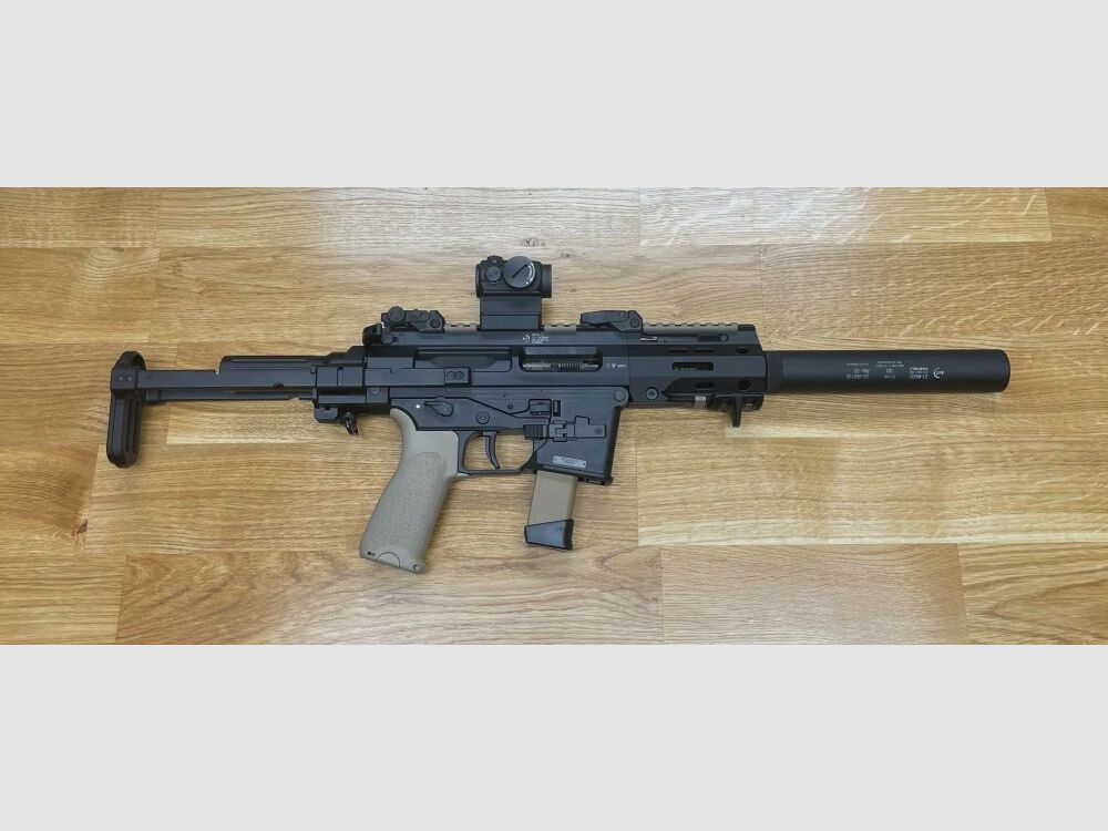B&T AG SPC9 PDW G - halbautom. Pistole 9mmLuger - Typ Glock 9mm Magazine ähnlich GHM9 APC9 Pro - SPC9 Selbstladekarabiner / SLK/PCC