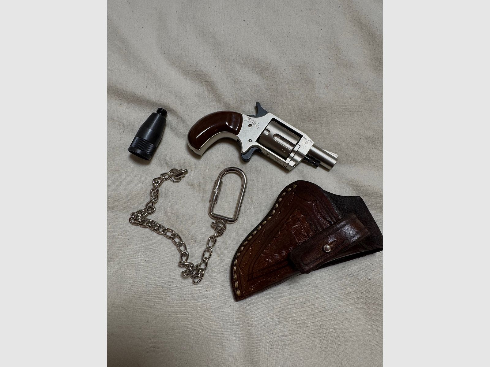 Röhm Little Joe niklowany - PTB 380 - Kaliber .22 long strzał ostrzegawczy