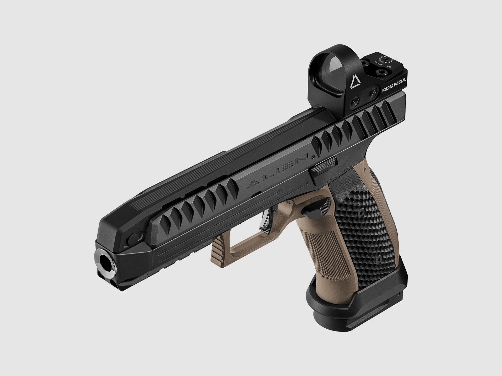 Laugo Arms – Pistole / Alien Optic Kit / 9mm / Black/Green, Bild 3 von 4