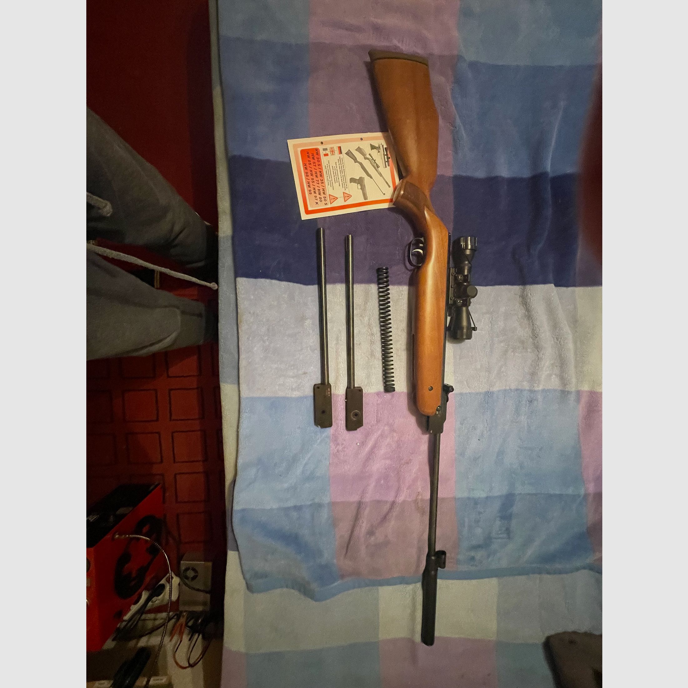Weitschuss Luftgewehr 3in1
