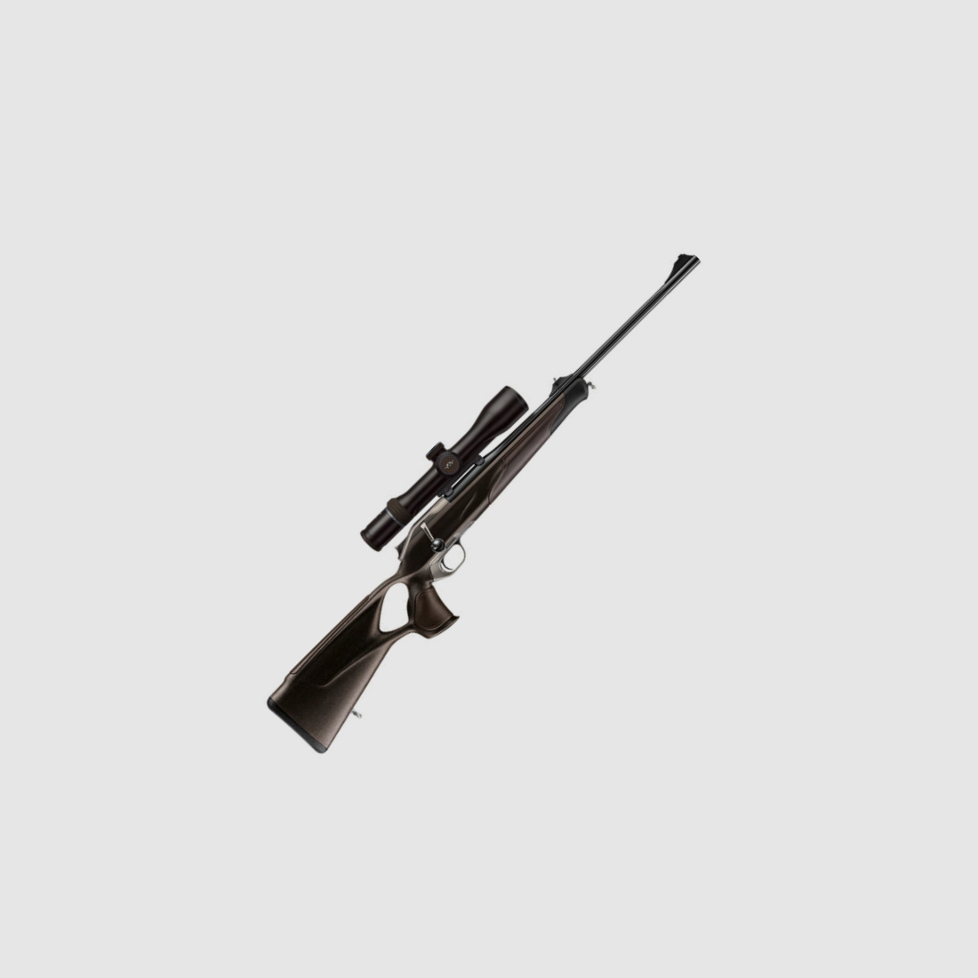 Die BLASER R8 LONG RANGE PROFESSIONAL SUCCESS ist auch in der kompakten Stutzen-Version erhältlich.