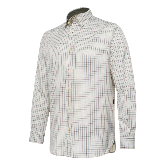 Camicia Beretta Charlow LS in Avorio/Blu