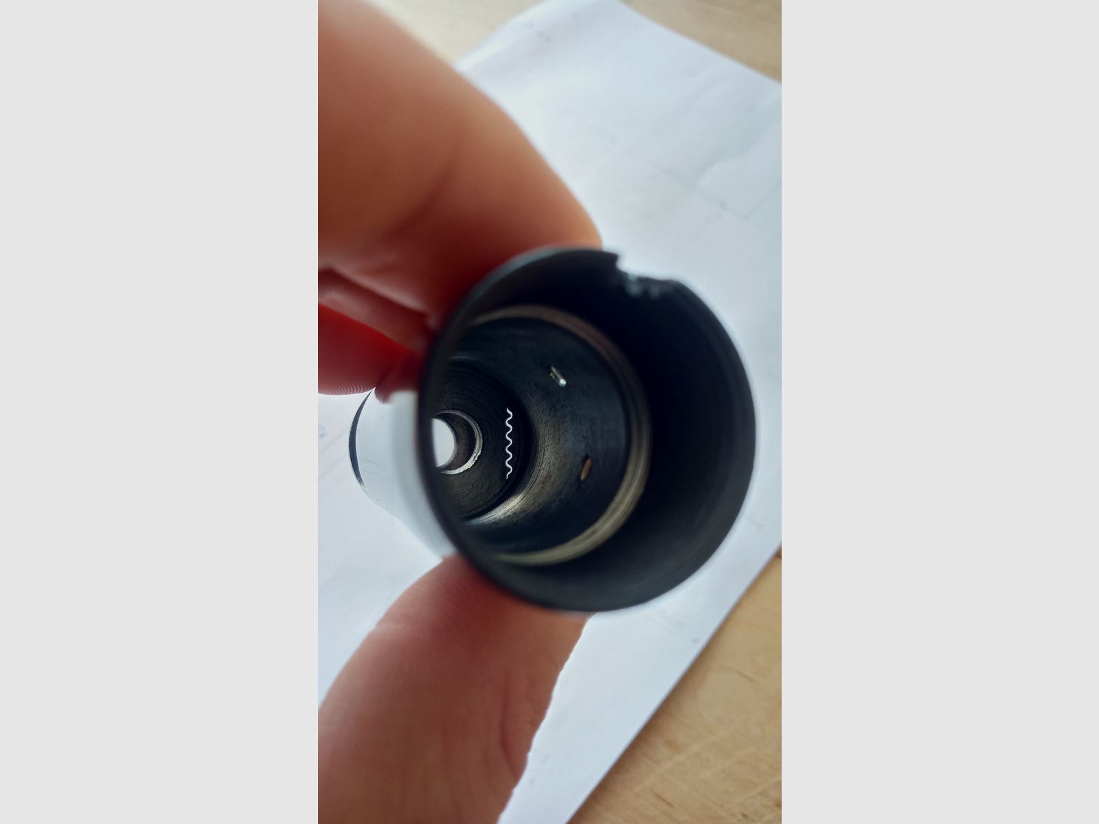 Tauchangebot: Wiesa 5,45/.223 Zick-Zack Flash Hider  gegen Arsenal Flash Hider // DDR NVA MPi AK74 24x1,5 mm Rechtsgewinde Mündungsbremse Mündungsfeuerdämpfer