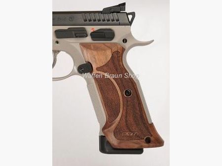Brünner CZ Shadow 2 verlängerte Ausführung mit Auflage für kleinen Finger mit Rhomlas (PPC/1500/DSB)