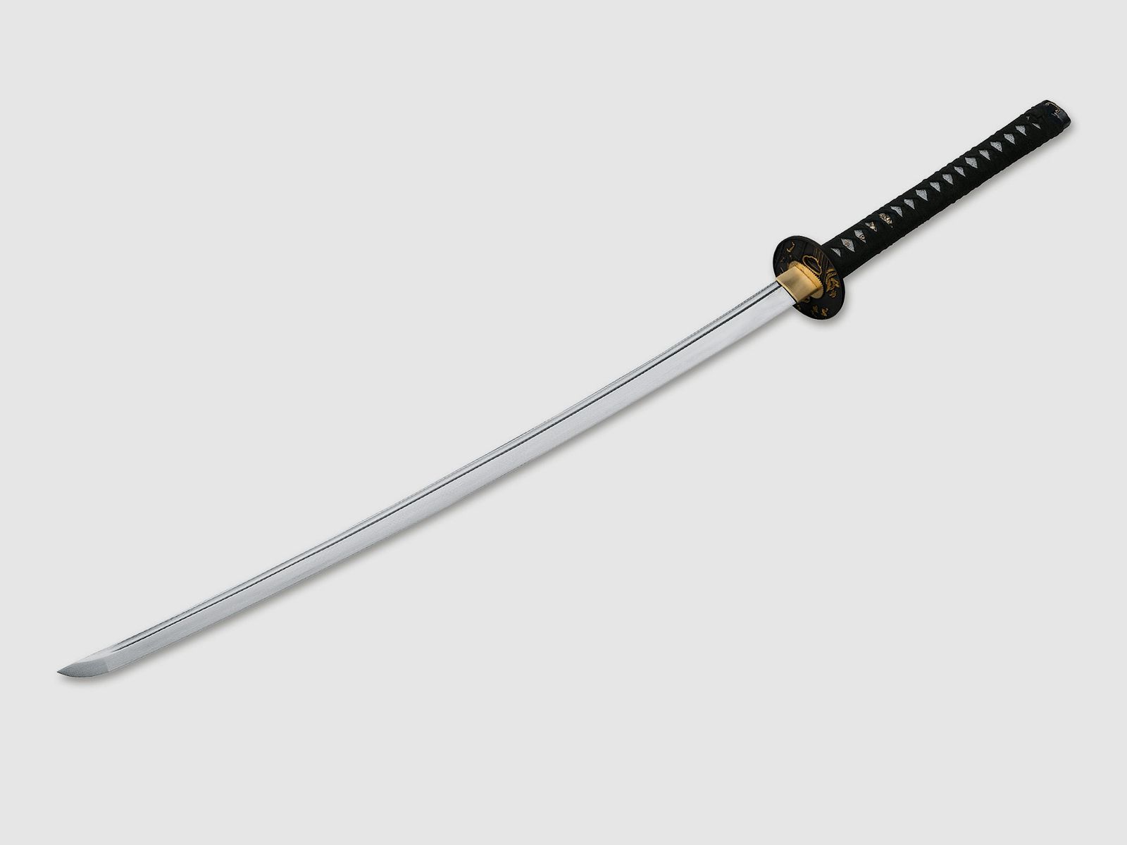 Akito scharfes Samuraischwert mit Hamon fr Schnittest geeignet Tameshigiri