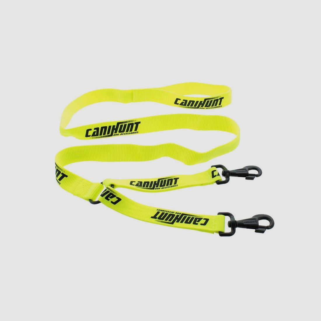 Laisse réfléchissante pour chien (coupleur pour deux chiens) de CaniHunt, 150 cm
