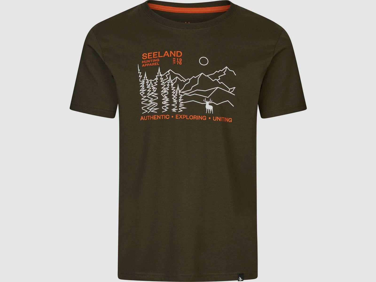 Seeland Landscape T-Shirt Grn