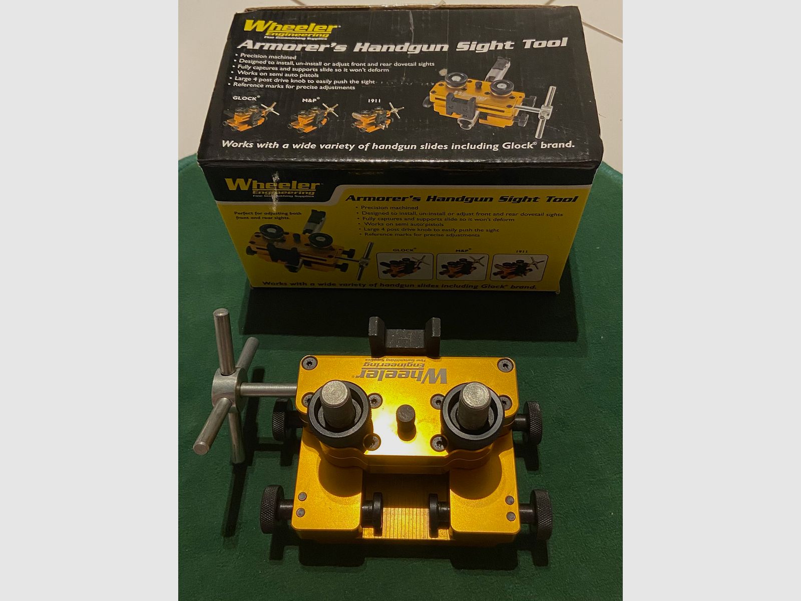 Montagewerkzeug für Visierungen & Zielfernrohre  - Sight Movers - Wheeler Armorers Handgun Sight Tool