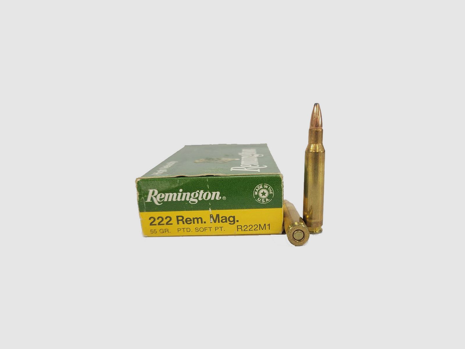 Büchsenmunitie REMINGTON HIGH VELOCITY – 222 Rem. Mag. – 55 grains – PTD, afbeelding 2 van 3