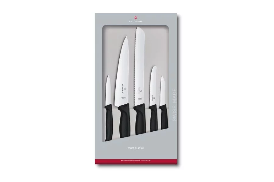 Set di coltelli Victorinox Swiss Classic – 5 coltelli, nero, immagine 2 di 2