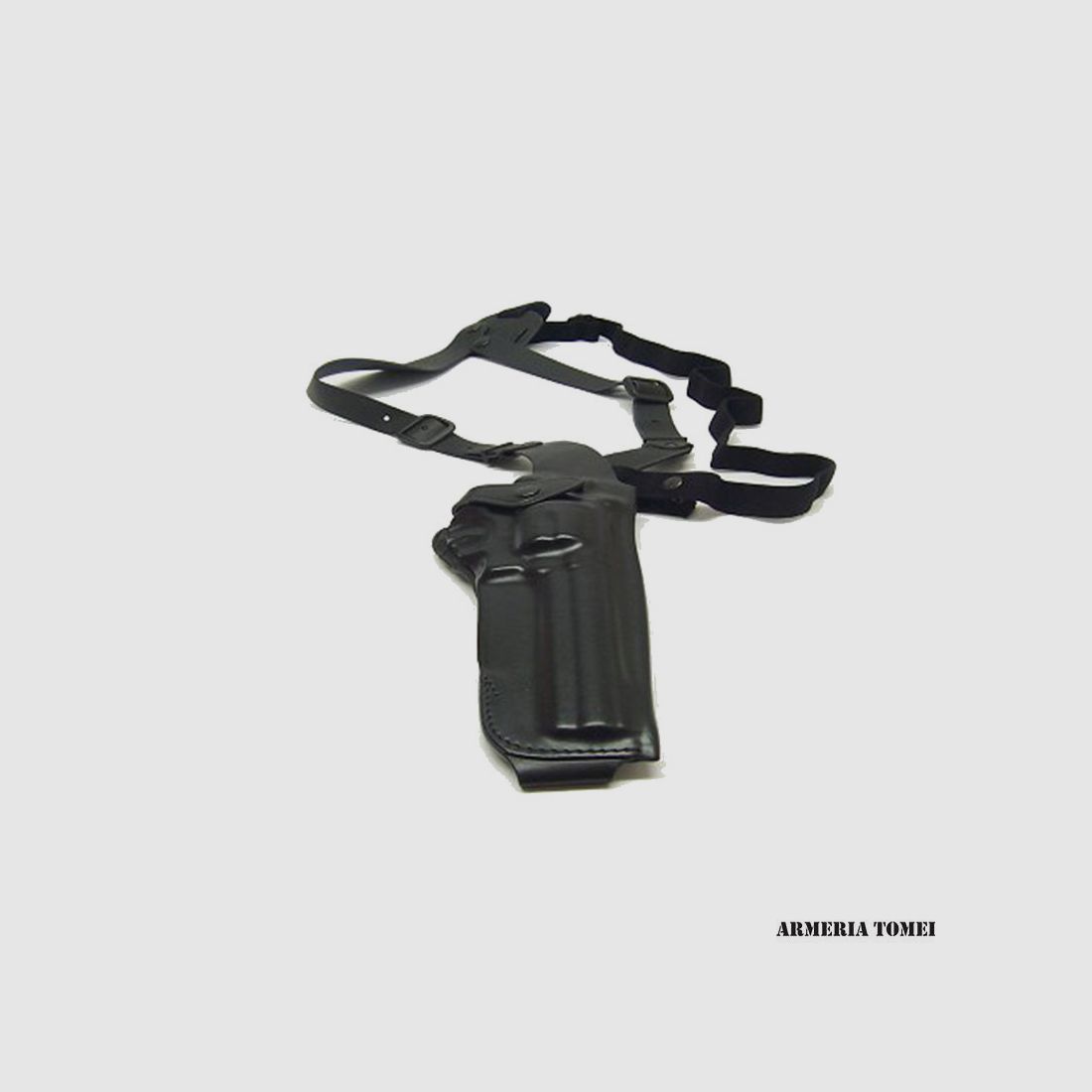 VEGA HOLSTER – VERTIKALER LEDER-UNTERARM-HOLSTER FÜR REVOLVER 4" N FRAME