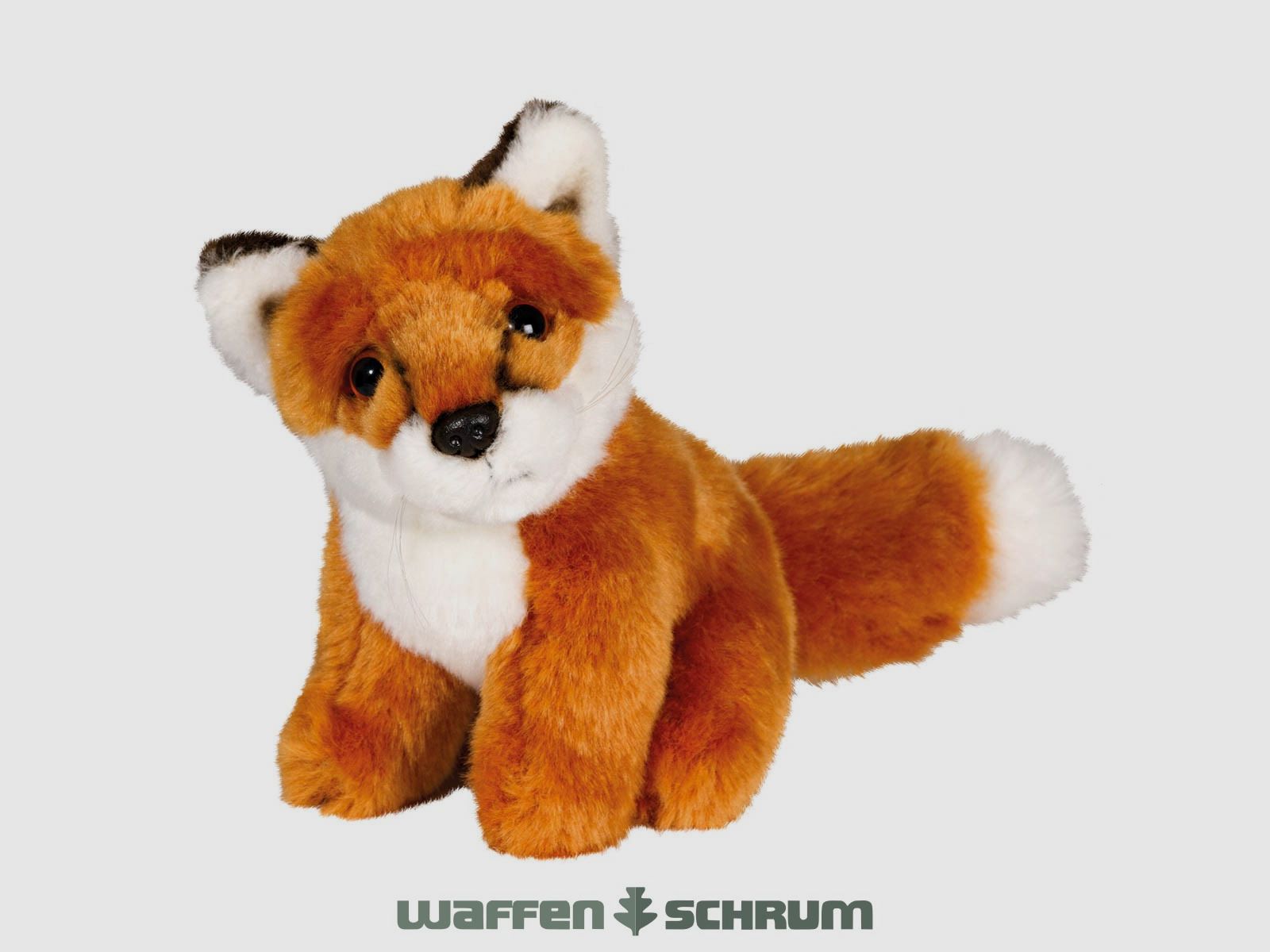 AKAH Plüschtier Kl. sitzender Fuchs Orange