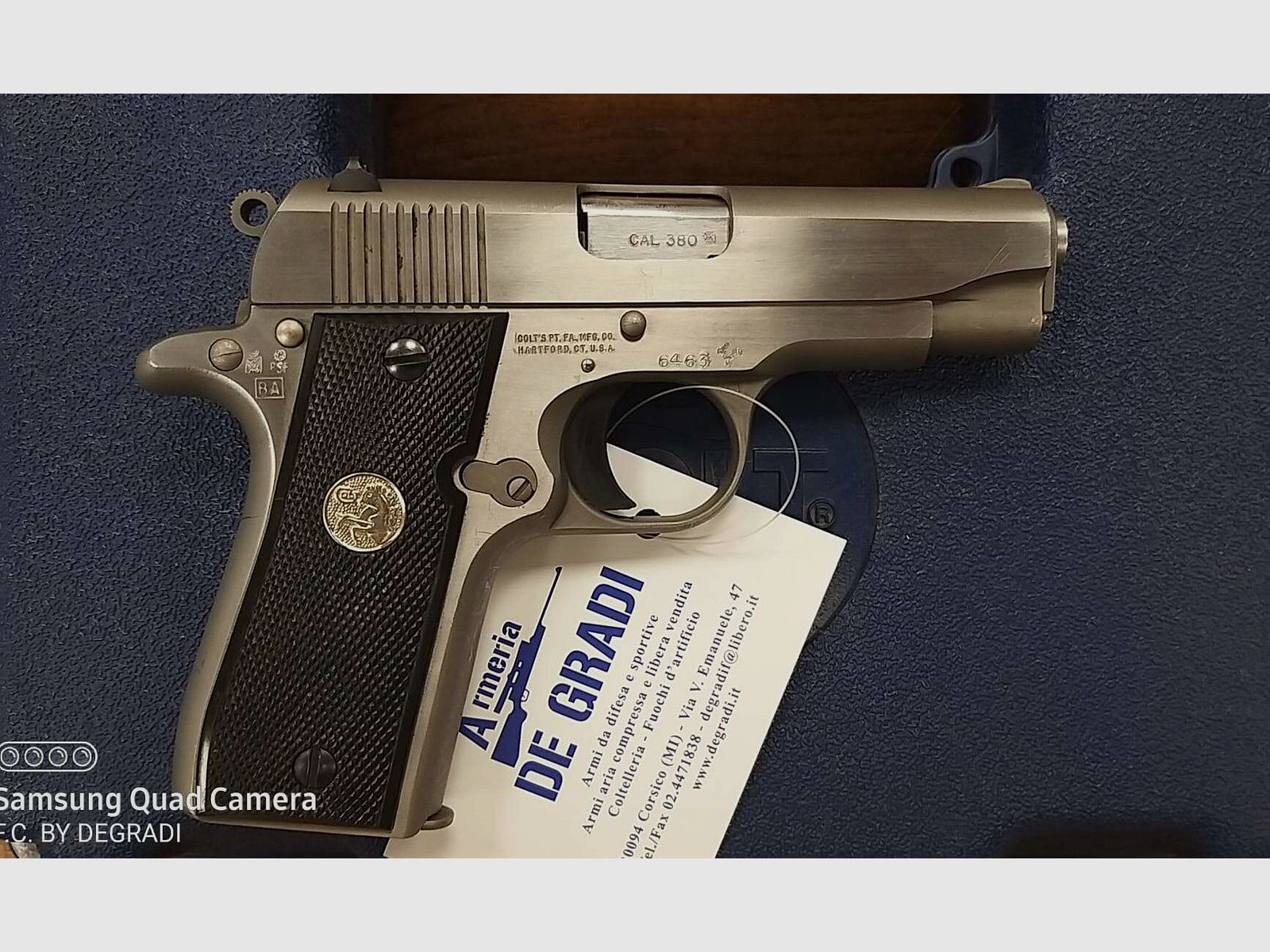COLT GOVERNMENT MK IV KALIBER 380 AUTO, Bild 4 von 4