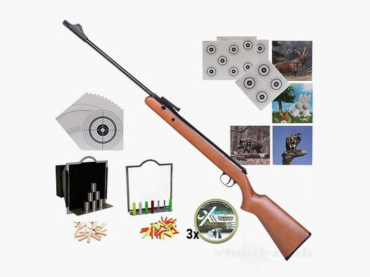 Diana 34 EMS Classic Luftgewehr 4,5mm Diabolo Supertarget Set