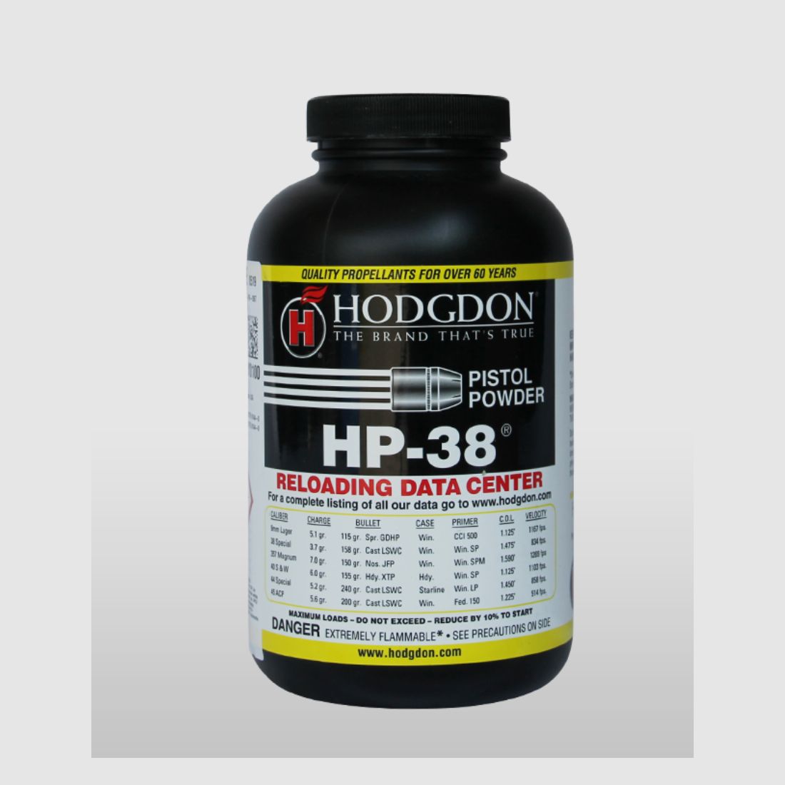Hodgdon NC powder HP38
