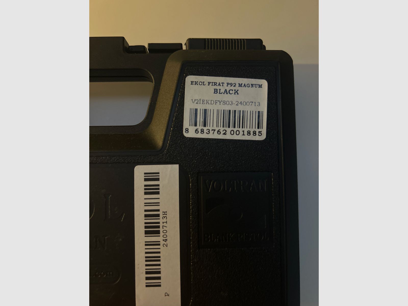 Magnum blank firing pistol Ekol P92 Magnum 9mm P.A.K. black