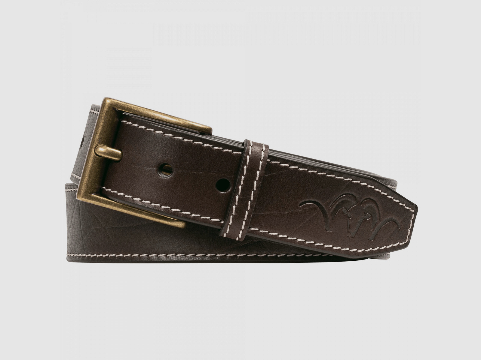 Cinturón de cuero Blaser color cognac o toffee