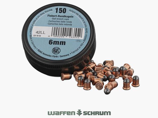 RWS Flobert Rundkugeln 6mm