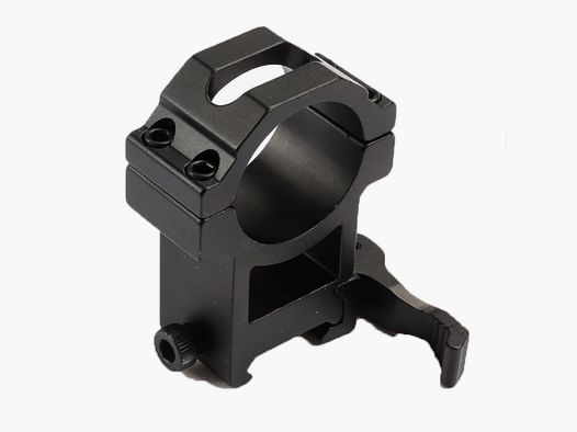 Quick-release mounting for lasers and illuminators