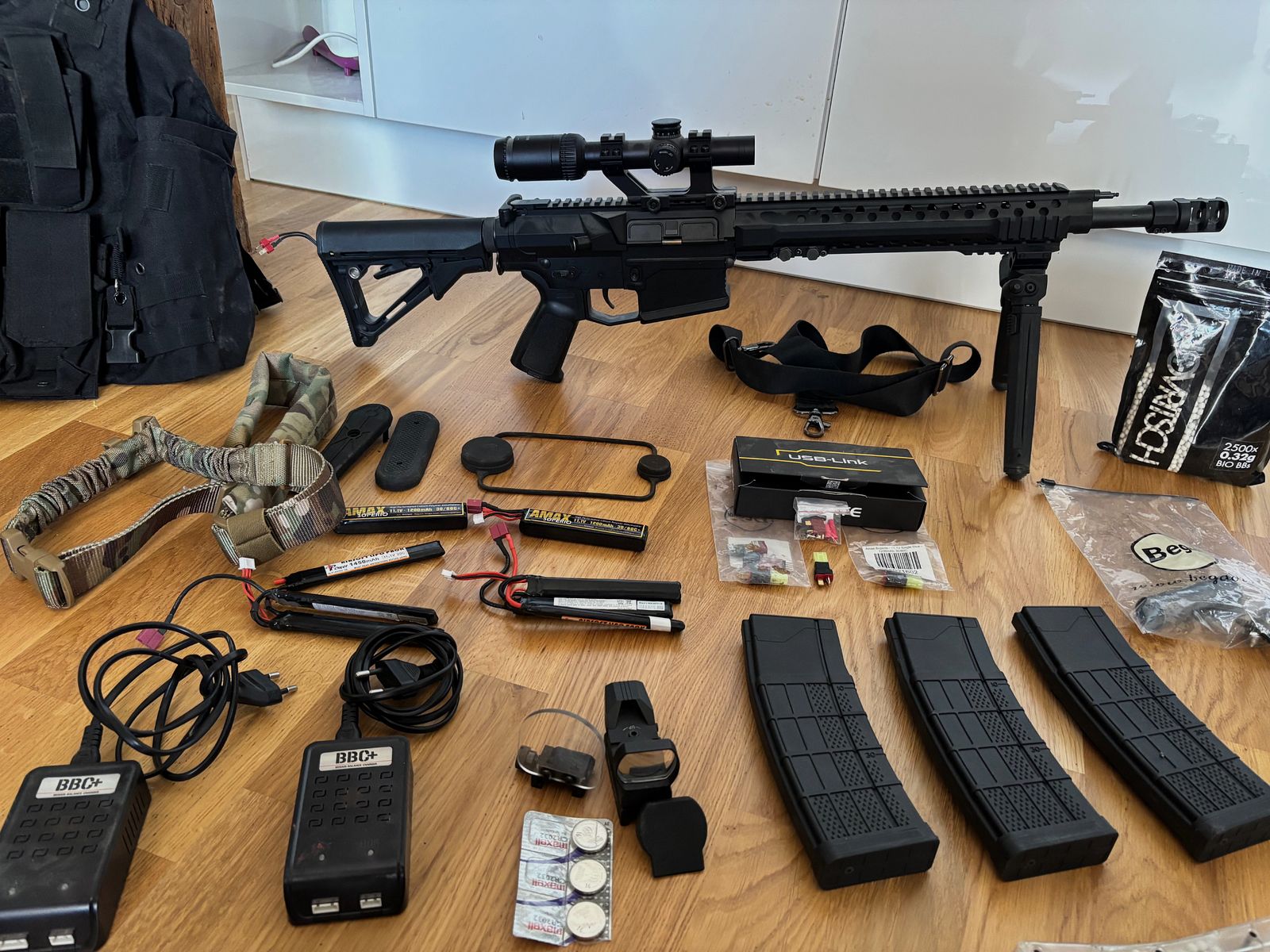 Begadi Sport MOD25 „Burk BR10“ S-AEG mit Begadi CORE EFCS / Mosfet