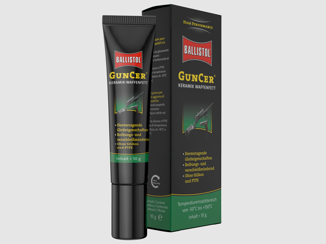 Ballistol GunCer graisse pour armes en céramique, tube 10g