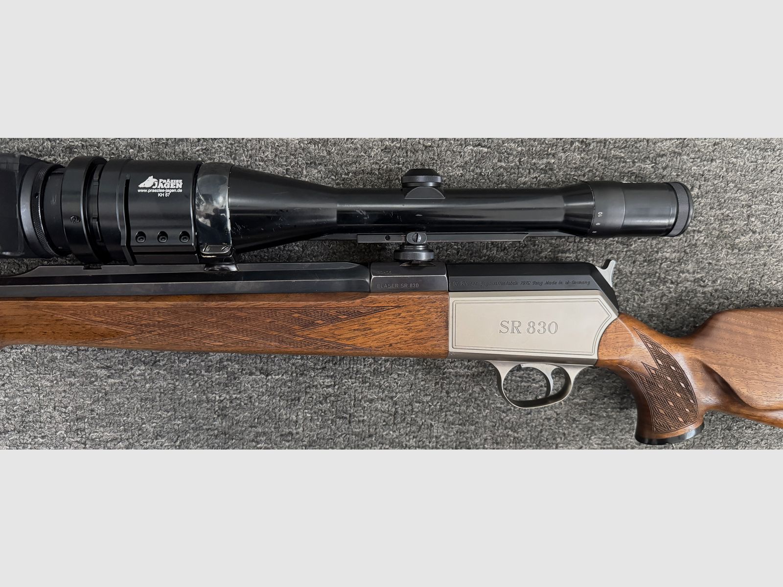 Blaser SR 830 .30-06 + M13x1 + LL 54cm + Zeiss Diavari-Z 2,5-10x52 - inkl. Krypton