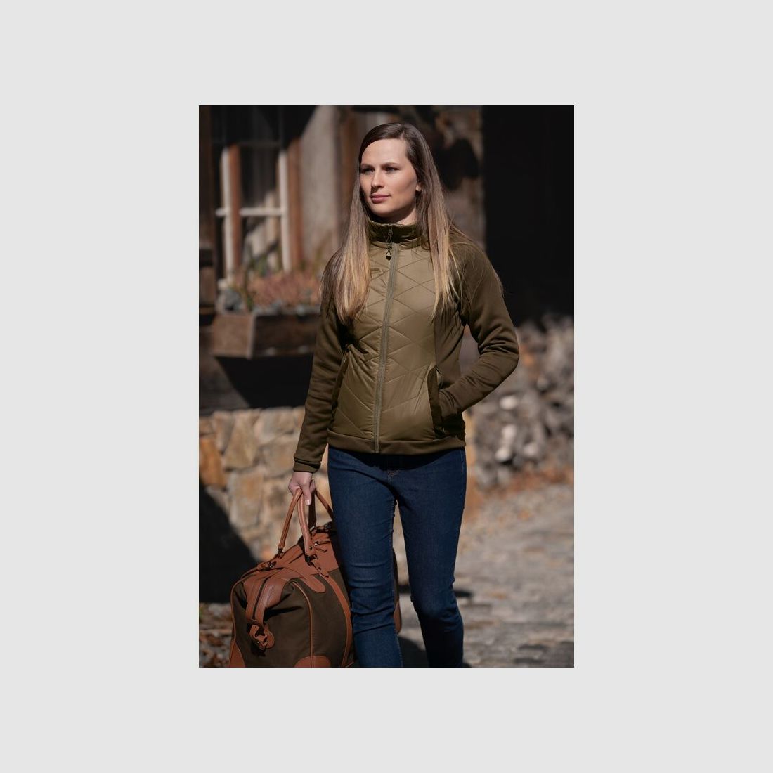 Blaser Damen Fleecejacke Kerstin Braun