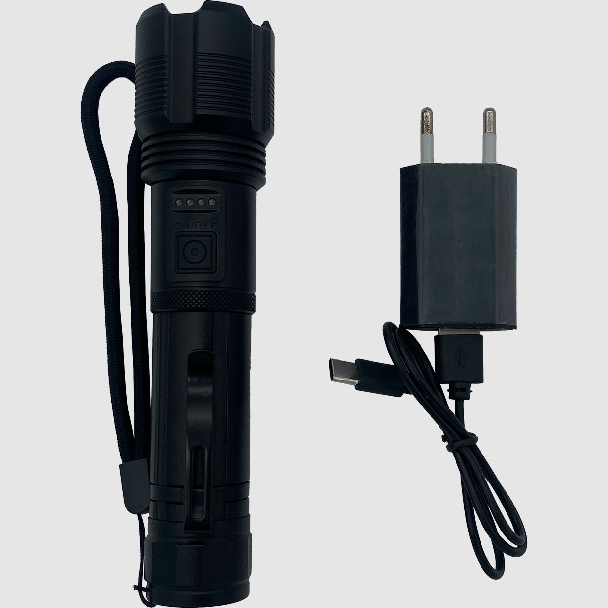 Lampe de poche LED à trois fonctions