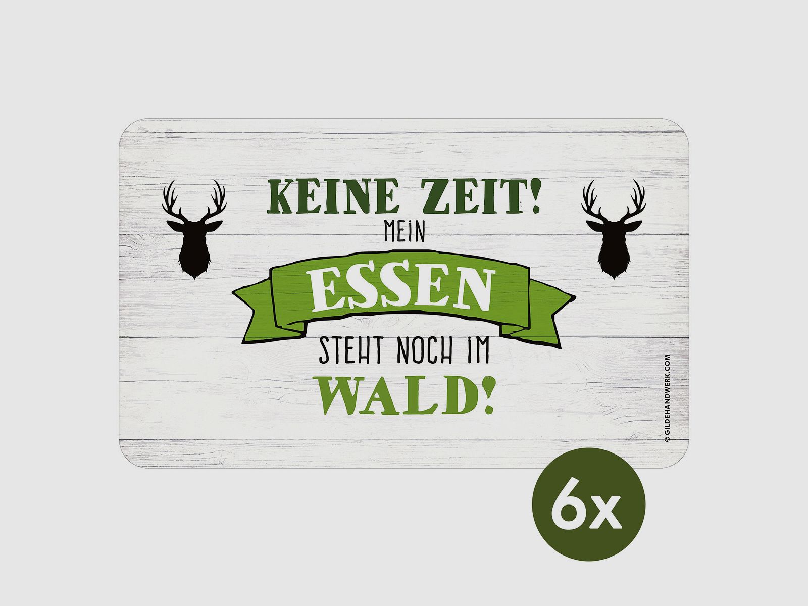 Frühstücksbrettchen ''Keine Zeit''