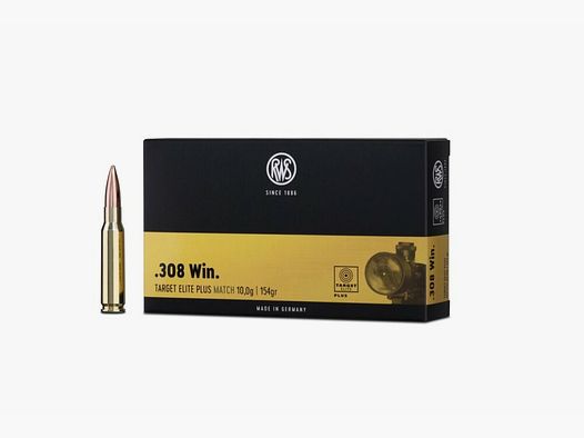 RWS .308 Win Target Elite Plus 168grs / 10,9g