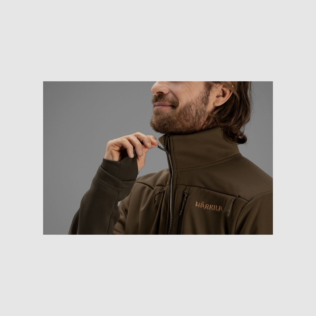 Härkila Herren Fleecejacke Mountain Hunter Pro WSP Hunting Green/Shadow Brown